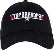 🎥 grandpa's movie gun 1980s military baseball dad hat - funny 80s dad humor for men in black логотип