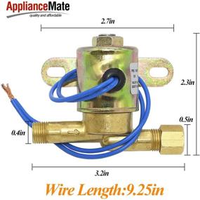 img 1 attached to 🔵 Замена соленоидного клапана воды Optimize-Aire 4040 - клапан-увлажнитель B2015-S85 B2017-S85 220 224 400 400A-24 вольт, 2,3 ватта, 60 Гц (синий)