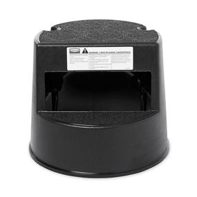 img 4 attached to Rubbermaid Commercial Products Small Black Step Stool: Versatile Kitchen and Bathroom Solution for Kids and Adults