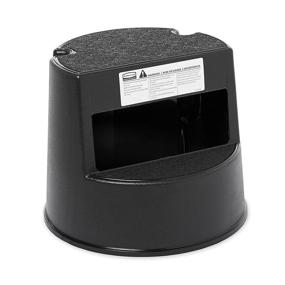 img 3 attached to Rubbermaid Commercial Products Small Black Step Stool: Versatile Kitchen and Bathroom Solution for Kids and Adults