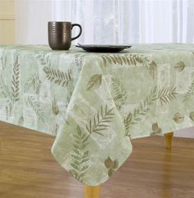 img 1 attached to Flannel Rectangle Tablecloth - Everyday Luxuries for Ultimate Style and Comfort