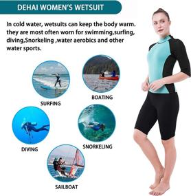 img 3 attached to DEHAI Wetsuits Neoprene Swimming Snorkeling Sports & Fitness
