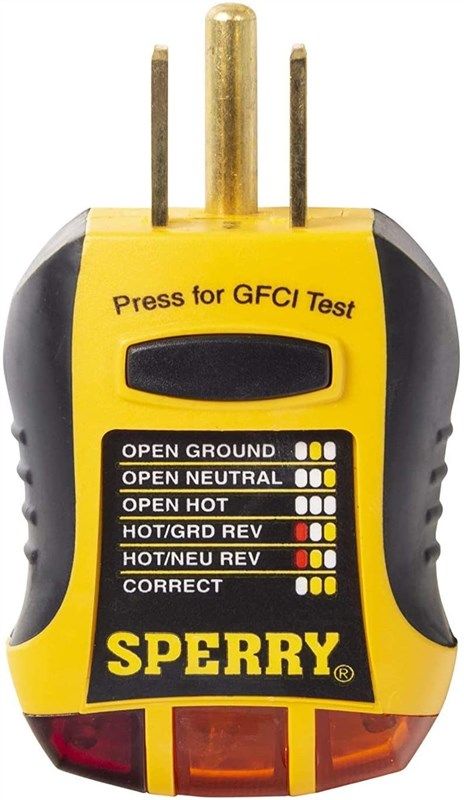 sperry instruments gfi6302 receptacle professional 로고