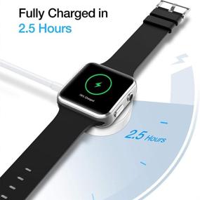 img 1 attached to ⌚ Кабель зарядки Apple Watch Magnetic Charging Cord - Apple MFi сертифицированный магнитный беспроводной портативный USB-зарядное устройство с магнитным разъемом совместимое с Apple Watch Series 6 SE 5 4 3 2 1 (3,3 фута) - Безопасное, быстрое и надежное