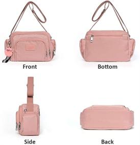 img 3 attached to 👝 ELDA Crossbody: Stylish Waterproof Pocketbooks for Women - Handbags and Wallets
