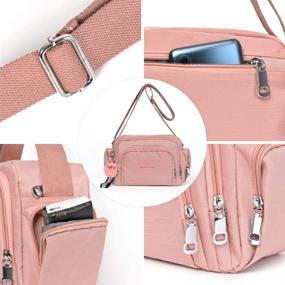 img 1 attached to 👝 ELDA Crossbody: Stylish Waterproof Pocketbooks for Women - Handbags and Wallets