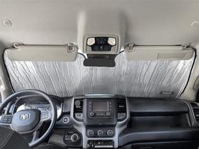 img 3 attached to 🌞 Настраиваемый оттеночный навес на лобовое стекло для Dodge RAM 2500 3500 - Модели 2010-2021