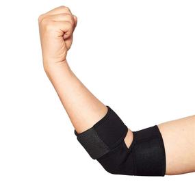 img 4 attached to 🖐️ Adjustable Elbow Brace Support Sleeve with CoolMax Technology for Olecranon Joint Pain, Bursa Protection, Arthritis & Tendonitis Relief - One Size Fits Most