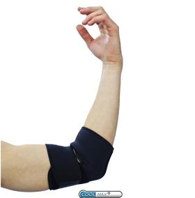 img 3 attached to 🖐️ Adjustable Elbow Brace Support Sleeve with CoolMax Technology for Olecranon Joint Pain, Bursa Protection, Arthritis & Tendonitis Relief - One Size Fits Most