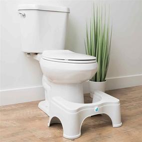 img 1 attached to The Ultimate Squatty Potty Original Toilet Stool 2.0 Base 7&#34;: Add Comfort to Your Bathroom Routine!