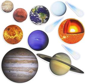 img 4 attached to 🪐 Immerse Kids in the Juvale Magnetic Solar System Playset for Interactive Learning and Fun