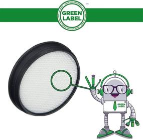 img 1 attached to 🔍 2 Pack Replacement Primary Washable Filter 303903001 for Hoover WindTunnel Air Bagless Upright Cleaners - Green Label Brand