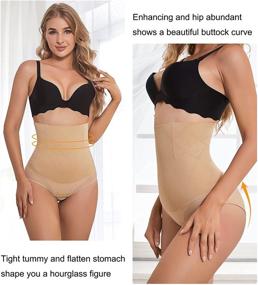 img 1 attached to Gotoly Women's Control Seamless Hi Waist Shapewear Clothing