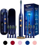 🪥 wagner & stern whiten+ edition: the ultimate smart electric toothbrush with pressure sensor, 5 brushing modes, and 3 intensity levels. enhance your oral care with 8 dupont bristles and enjoy the convenience of a premium travel case. logo