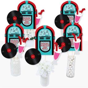 img 4 attached to 50S Sock Hop Centerpiece Toppers