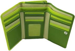 img 1 attached to Visconti Colored Trifold Leather Ladies
