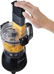 img 1 attached to 🍴 Hamilton Beach 4-Cup Mini Food Processor & Vegetable Chopper, High-Powered 250 Watts, for Effortless Slicing, Shredding, and Pureeing, Sleek Black (70510)