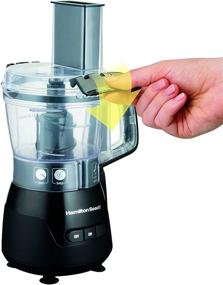 img 2 attached to 🍴 Hamilton Beach 4-Cup Mini Food Processor & Vegetable Chopper, High-Powered 250 Watts, for Effortless Slicing, Shredding, and Pureeing, Sleek Black (70510)