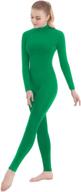 suprnowa unisex turtleneck spandex unitard logo