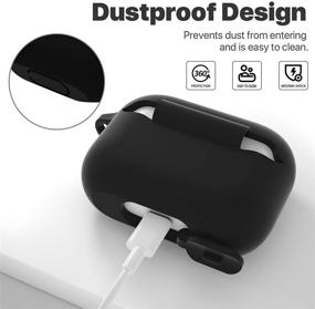 img 1 attached to Силиконовый чехол совместимый с кейсом AirPods Pro - Защитный чехол ATUAT для AirPods Pro (2019)