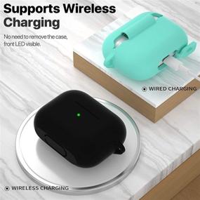 img 2 attached to Силиконовый чехол совместимый с кейсом AirPods Pro - Защитный чехол ATUAT для AirPods Pro (2019)