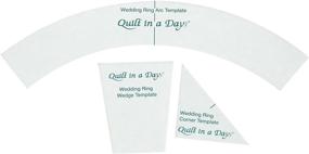 img 1 attached to 🪡 SEO-Optimized 3-Pack Quilt In A Day Double Wedding Ring Templates