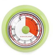 ⏲️ kikkerland kitchen timer with magnetic base, green logo