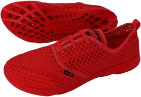 img 4 attached to Wave Runner Womens Water Numeric_9 Women's Shoes for Athletic