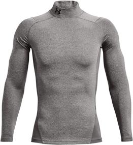 img 2 attached to 🥶 Ultimate ColdGear Compression Mock for Men: Unleashing Under Armour's Power