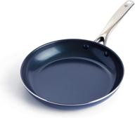 🍳 toxin-free ceramic nonstick frying pan: blue diamond cookware 10" for safe & effective open fry logo