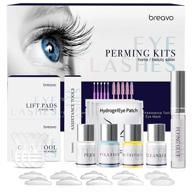 🔝 upgraded version of breavo lash lift kit – professional eyelash perm & curling extensions for salon – semi-permanent curling perming wave logo