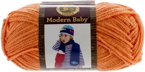 img 1 attached to 🦁 Lion Brand Yarn 924-133: Vibrant Orange Modern Baby Yarn for Creative Projects