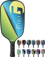 gamma poly core pickleball paddle: indoor & outdoor pickle ball paddles - textured graphite/composite surface, honeycomb cushion grip - usapa approved racquet for adults & kids логотип