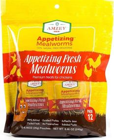 img 4 attached to Premium Fresh Mealworms 8.4 oz - 1600 Count Total, 12 Bags | Nutrient-rich Food for Leopard Geckos, Exotic Birds, Sugar Gliders, Hedgehogs - No Preservatives!