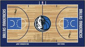 img 4 attached to FANMATS Нейлоновые беговые дорожки Dallas Mavericks, большие