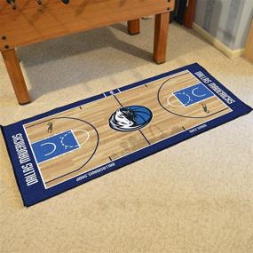 img 3 attached to FANMATS Нейлоновые беговые дорожки Dallas Mavericks, большие