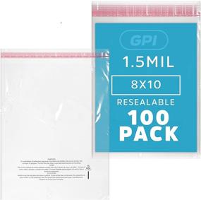 img 4 attached to GPI Resealable Suffocation Packaging Clothing: 👕 The Ideal Solution for Safe and Convenient Storage