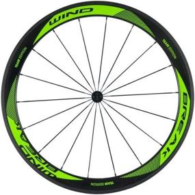 img 1 attached to 🚴 Optimized for SEO: SunRise 50mm Depth Carbon Fiber Road Wheelset R13 Hub Clincher Wheels with Decal, Ideal Bicycle Rims