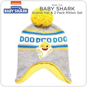 img 3 attached to 🧤 Bundle up with Nickelodeon Shark Winter Mitten - Perfect Toddler Boys' Accessory!