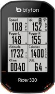 🚴 bryton rider 320e gps bike/cycling computer: enhancing performance with 5 satellite systems, long battery life, ant+ and ble sensor support logo
