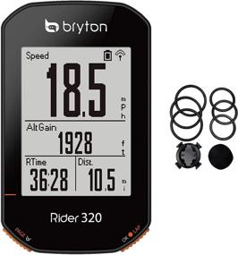 img 3 attached to 🚴 Bryton Rider 320E GPS Bike/Cycling Computer: Enhancing Performance with 5 Satellite Systems, Long Battery Life, ANT+ and BLE Sensor Support