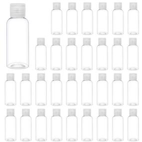 img 4 attached to 🧴 Refillable Travel Shampoo Bottles - Plastic