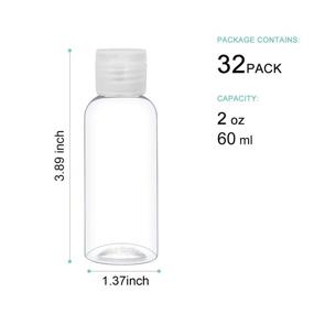 img 3 attached to 🧴 Refillable Travel Shampoo Bottles - Plastic