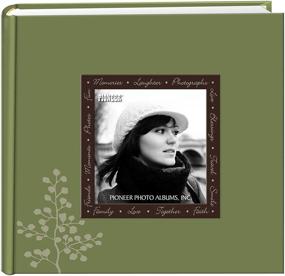img 3 attached to Pioneer Designer Raised Frame Cover Photo Album: Captivating Leaves for Timeless Memories
