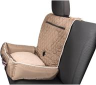 tan car pet bed and seat cover: seat armour pet2go101t, 26x20x6, 3.5 lbs логотип