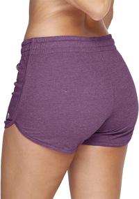 img 1 attached to 🩳 Simone Cotton Blend Yoga and Running Shorts for Active Women at Colosseum