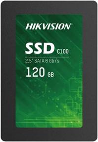 img 1 attached to Hikvision C100 2,5'' SSD 120 Гб: Высокоскоростное внутреннее твердотельное накопление для ноутбука/настольного компьютера – скорость чтения/записи 550 МБ/с, SATA III 2,5 дюйма, технология 3D NAND.