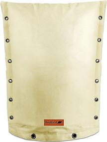 img 4 attached to 🧣 Redford Supply Customizable Backflow Preventer Insulation Outdoor Pipe Cover: Protect from Winter Freeze, Waterproof Pouch & Well Cover - 18"W x 34"H, Beige