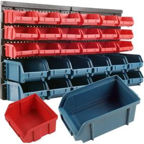 img 1 attached to 🗄️ Stalwart 30 Compartment Organizer with Drawers: Optimal Storage Solution