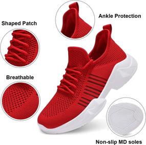 img 2 attached to UUBARIS Running Hiking Sneaker Comfortable Sports & Fitness